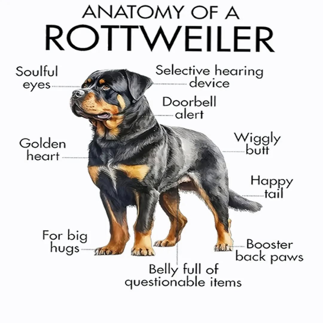 anatomy of a rottweiler photo